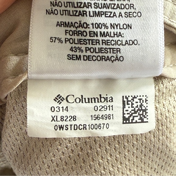 COLUMBIA Saturday trail pant convertible Cargo Pants shorts size 2 short Tan - Picture 16 of 16